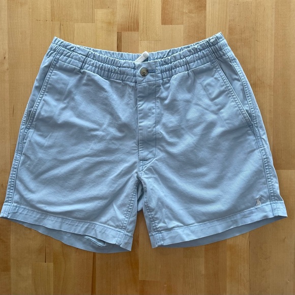 Polo Ralph Lauren Classic Fit Light Blue Shorts - Picture 1 of 5